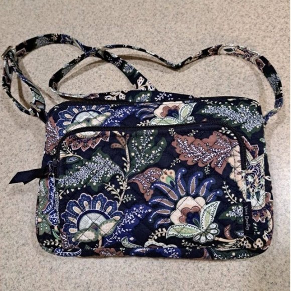 Women's Cotton Little Hipster Crossbody Purse with RFID Protection - Picture 1 of 1